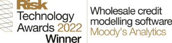 Risk Technology Awards 2022 Winner: Wholesale credit modelling software: Moody's Analytics